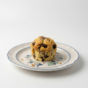 Muffin de vainilla con chispas de chocolate